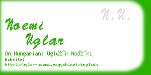 noemi uglar business card